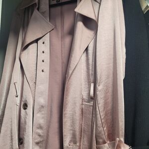 Satin trench